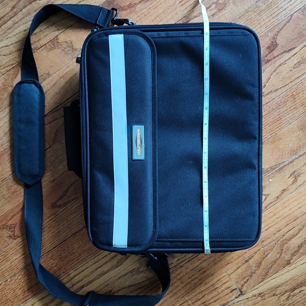 Harley Davidson briefcase/computer case w/multi dividers, sections.